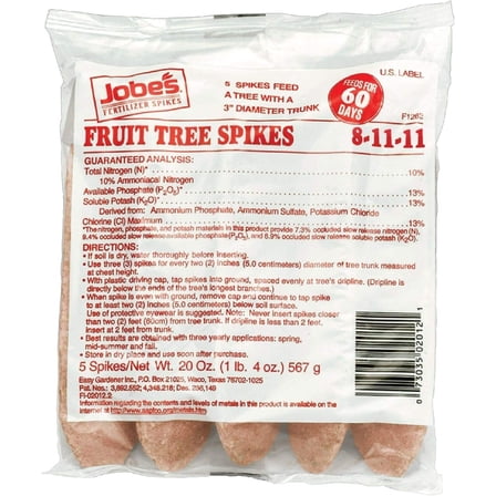 Jobes 02012 Fruit Tree Spikes 8-11-11 5 Count