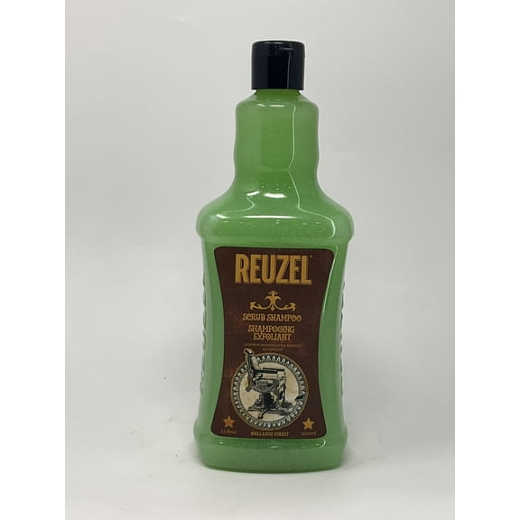 REUZEL Scrub Shampoo, Deep Cleansing, Scalp Exfoliant, Degreaser, 33.81 oz
