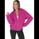 thumbnail image 2 of Sudaderas con Capucha y Cremallera para Mujer, Sudaderas Extragrandes, Conjuntos de Moda Escolar para Otoño, Chaquetas Informales, Ropa de Invierno Rosa Brillante M, 2 of 9