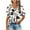 Beige, variant on Short Sleeve V Neck T-Shirts for Women Dressy Floral Printed Summer Half Button Henley Tops Loose Fit Casual Graphic Vacation Tees Shirt Blouses Blue#02 L