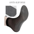 thumbnail image 6 of LAVA 6 Pairs Womens Ankle High Sheer Socks Elastic Silky Nylon Short Stockings with Anti-Slip Cotton Sole Gray, 6 of 10