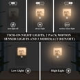 thumbnail image 4 of Sheep Grass Mountain Sunlight Night Lights Plug into Wall LED with Auto Light Sensor Warm Light for Kids Hallway Bedroom Living Room Kitchen Bathroom Set of 2, 4 of 7
