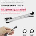 thumbnail image 5 of 1/4 Inch Mini Ratchet Wrench 72 Teeth Drive Ratchet Wrench Tool, 5 of 5