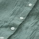 thumbnail image 5 of ICHUANYI Clearance Women's Solid Cotton And Linen 3/4 3/4 Sleeve Tops Button Cardigan V-Neck Tops/Shirt(Green, XXL) ICHUANYI WER2023080803537, 5 of 9
