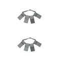 thumbnail image 1 of Herramientas de jardín Speravity 2piezas Gris Cinturón Bolsa colgante Organizador de delantal Lona impermeable, 1 of 6