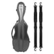 thumbnail image 3 of Estuche para violín 4/4 con protección de termómetro. Bolsa de transporte para violín duradera y portátil. rayas negras, 3 of 9