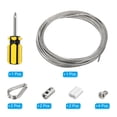thumbnail image 3 of Unique Bargains 1/16' Wire Rope Kit, PVC Coated Stainless Steel Cable, 20ft, 3 of 4