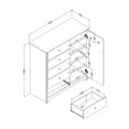 thumbnail image 4 of South Shore Vito, Contemporary Chest,  Black, 4 of 9