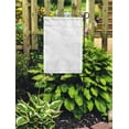 thumbnail image 2 of JSDART Silver Simple Geometric Pattern Herringbone Line Parquet Outline White Garden Flag Decorative Flag House Banner 28x40 inch, 2 of 2