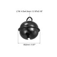 thumbnail image 2 of Jingle Bells, 22mm 30pcs Craft Bells for DIY Holiday Decoration, Musical Party, Wedding, Black, 2 of 5