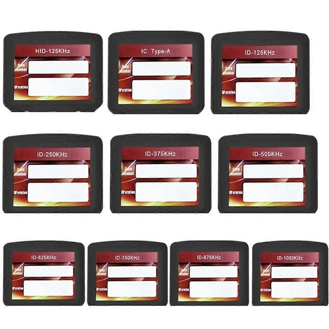 10 Frequency RFID NFC Smart Card Reader Writer Duplicator+5XCUID/UID Keychain 125K 13.56MHz RFID Cop