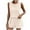 Beige, variant on Short Sets for Women Sleeveless Crewneck Tank Top and Shorts 2 Piece Matching Set Womens Lounge Set Summer Outfits