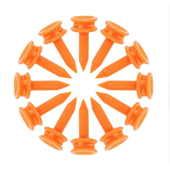 100Pcs Golf Step Down Tees Plastic Short Golf Ball Tees Replacement Castles Tees Golfs Ball Holder Practice Tool