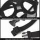 thumbnail image 4 of Bozal para perro con hocico corto, bozal Bulldog de malla transpirable ajustable para ladrar, morder y entrenar (negro (sin lengua afuera), XS), 4 of 5