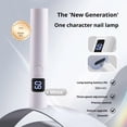 thumbnail image 3 of QenASHaing Handheld UV Light for Gel Nails,Mini Rechargeable UV Nail Lamp with LED Display, Portable Gel X Nail Dryer 20s/60s Timer,USB Eye-Care Mode,Fast Curing for 3D Nail Art Home Salon, 3 of 10