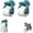 Sea Turtle 2PC, variant on Sea Turtle Toilet Paper Roll Holder, Wall Mount Coastal Bathroom Accessory, Ocean Themed Tissue Dispenser & Towel Ring for Beach Decor