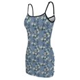 thumbnail image 5 of Ladies Elegant Sling Sleeveless Sexy Dress flowers, 5 of 6