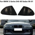 thumbnail image 2 of Smoke Park Signal Corner Marker Lights Lamps Lenses for 3-Series E46 4D Sedan 1998-2001 63136902765, 2 of 5