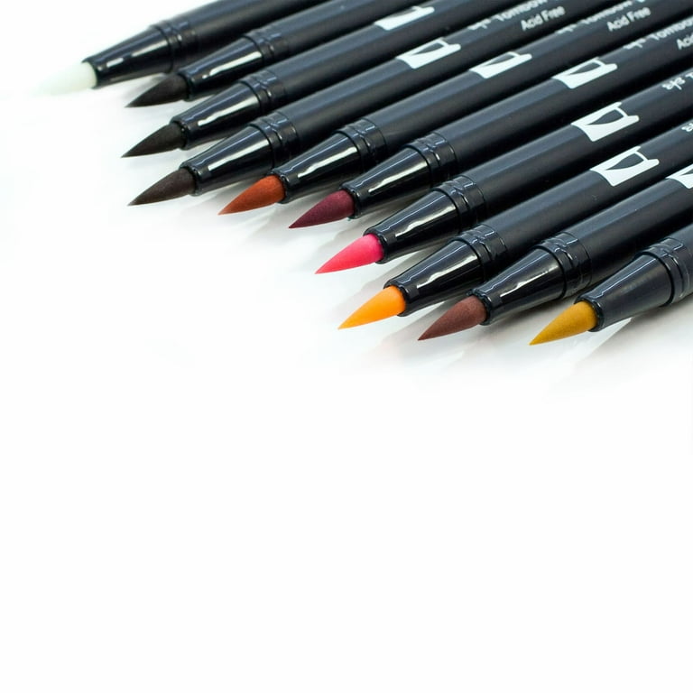 Tombow ABT Dual Brush Pens Colour Lettering Pens Bujo Pens Tombow  Calligraphy Pens Brush Tip Pens 70 Different Colours Available -   Denmark