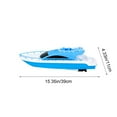 thumbnail image 3 of Meitianfacai Teen's Electric Boat Toy Yacht Model Simulation Speedboat for Swimming Pool Water Play Bath Time Fun Without Remote Control Autonomous Movement, 3 of 6