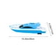 thumbnail image 3 of Equipo de natación Barcos eléctricos para niños Modelo de yate de juguete Simulación Lancha rápida Piscina para bebés Juguete acuático Juguete de baño Puede entrar al agua sin control remoto Barco de, 3 of 6