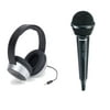 Samson Dynamic Cardioid Microphone and SR550 Closed Back Studio Headphones