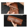 thumbnail image 4 of Classic Leather Tool Roll Bag for Compact and Organized Hardware Storage, 4 of 12