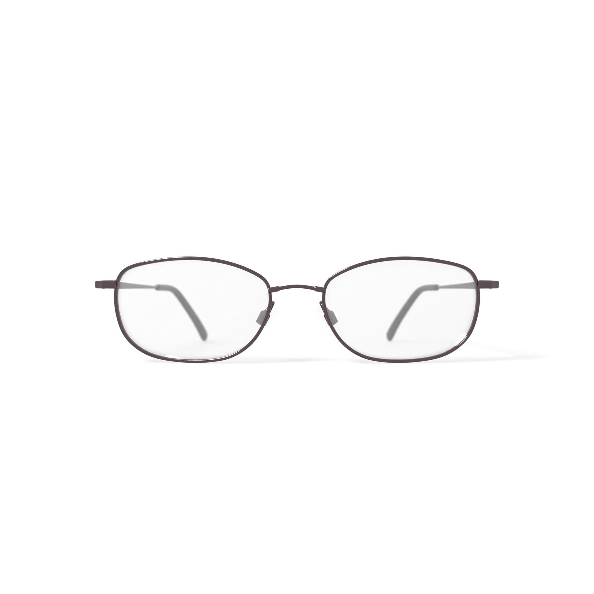 Tiflex Men’s T1500 Oval Oval Prescription Eyeglasses with Case, Dark Pewter