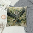 thumbnail image 2 of COMIO  Lumbar Throw Pillow Cover Flying Forest Birds Painting Owl Animals Wildlife Trees Wild Nature Lake Print Sketch Watercolor Decorative Cushion Cover for Sofa Bedroom Car, 2 of 5