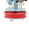 thumbnail image 3 of Caja de carrusel Musical de 4 caballos perfecl Rosa Azul Rojo, 3 of 8