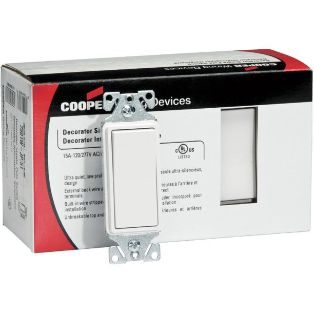 10 Pack Single Pole White Decorator Light Switches Walmart.ca