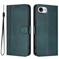 thumbnail image 2 of For Apple iPhone 17e / 16e 6.1inch Phone Case Wallet, Flip Leather TPU Cover with Card Holder Wrist Strap Shockproof Phone Case,Dark Green,For iPhone 17e / 16e, 2 of 7