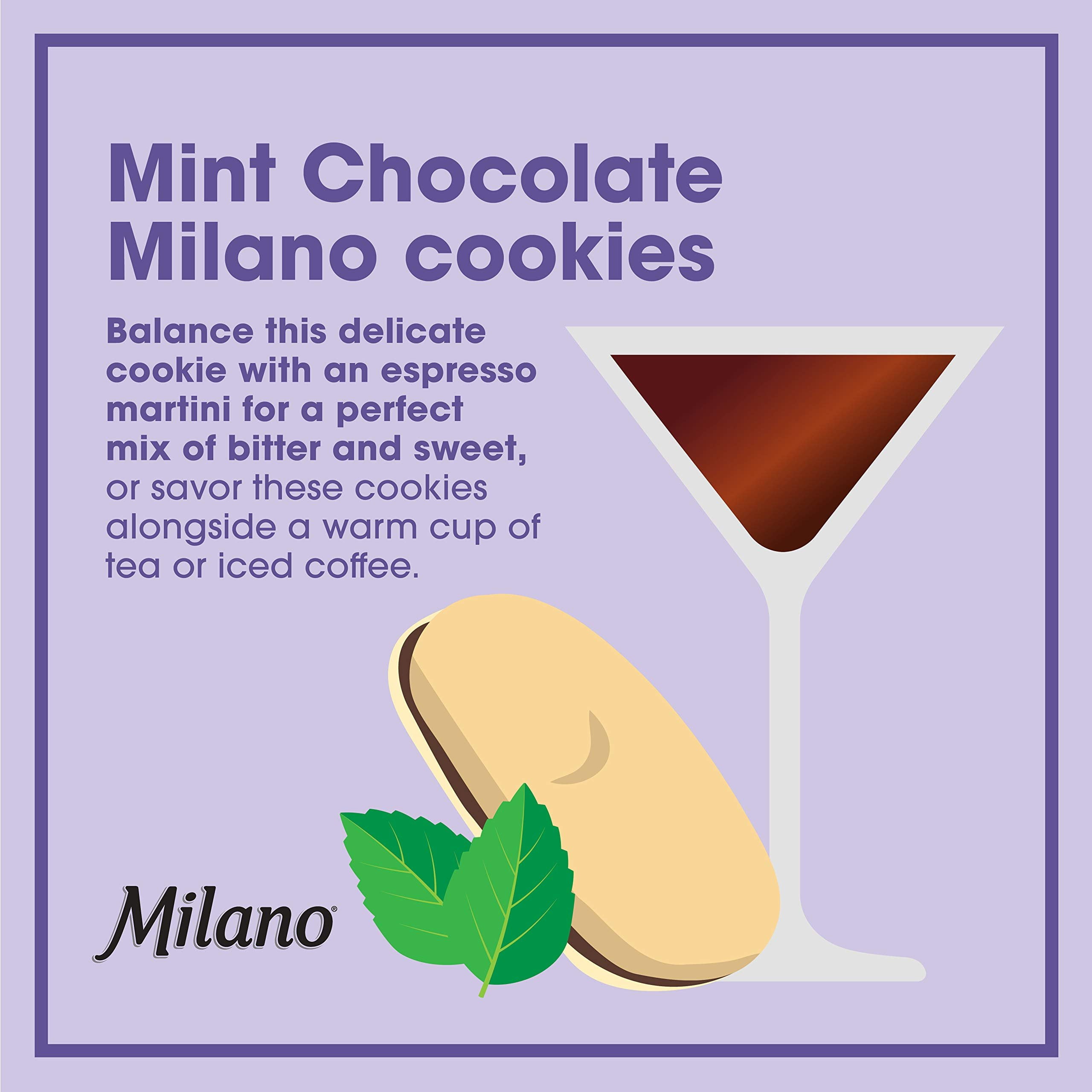 Pepperidge Farm Milano Mint Cookies, 7 Oz Bag, Pack of 3