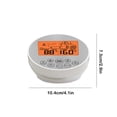 thumbnail image 3 of Professional Digital Instant Read Meat Thermometer, Accurate Temperature Probe for Cooking, BBQ, and Grilling, Large Backlit LCD Display, Ideal for Meat and Food Temperature Monitoring, 3 of 8
