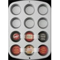 thumbnail image 3 of Wilton Regular Muffin Pan 12 Cup Non Stick Steel, 3 of 3