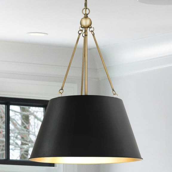 Luxury New Traditional Pendant, Matte Black, UQL5014