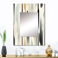 thumbnail image 1 of Designart "Spacious Neutrality II" Abstract Wall Mirror, Printed Grey Wall Mirror, Modern Bathroom Wall Mirror, Decorative Abstract Mirror - 24x32 Inch, 1 of 5