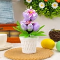 thumbnail image 2 of Clearance Under $5 Boovnll Easter Eggs Potted , Simulated Leaf & Eggs Artificial Eggs Flowers Easter Decorations for Table Easter Decor for Easter Kitchen Dining Table Centerpiece, Easter Decorations, 2 of 6
