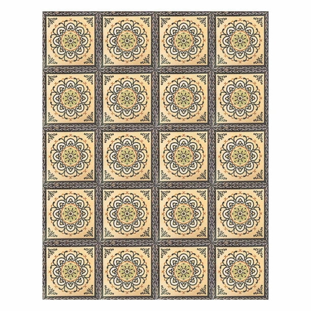 Etiqueta engomada del piso, 20PCS Etiqueta diagonal del azulejo Etiquetas del piso Decoración del hogar Ingeniería de precisión