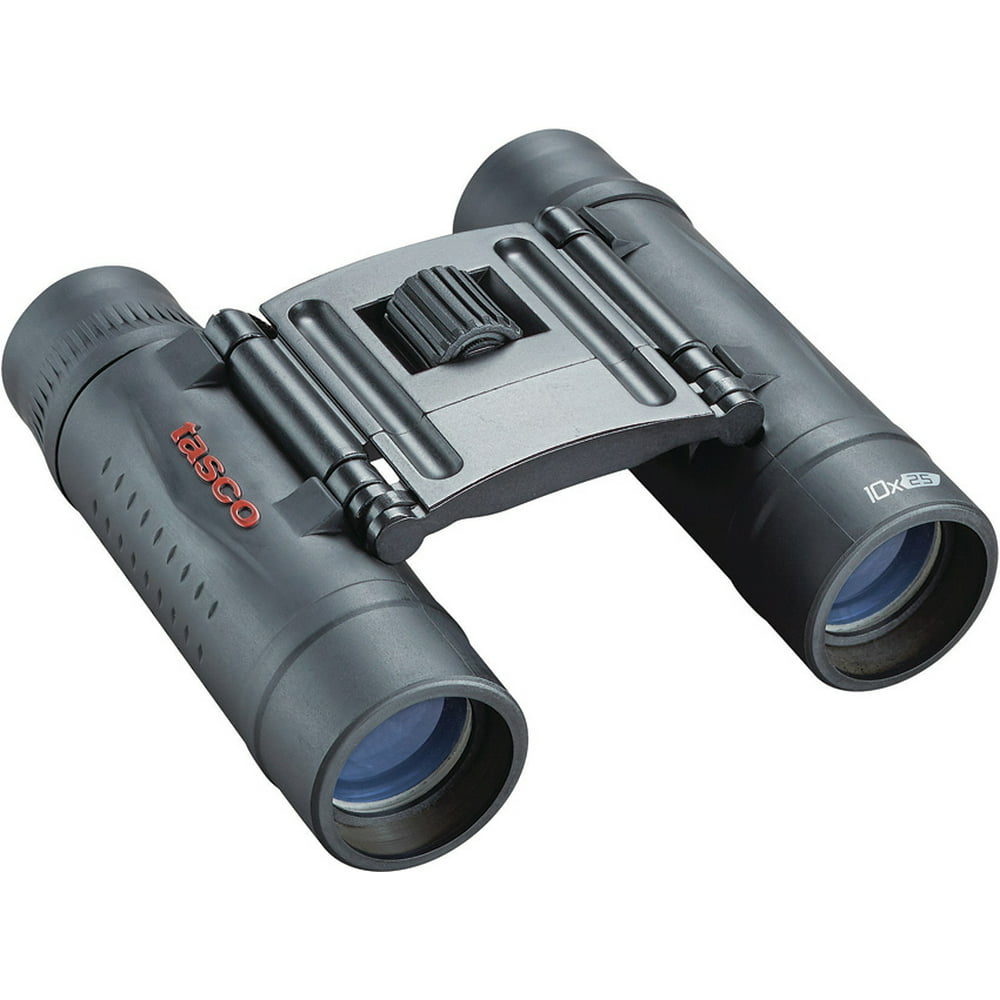 Tasco Essentials 10x25mm Roof Prism Binoculars (Charcoal)