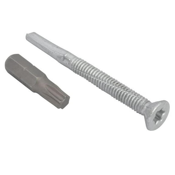 Forgefix - TechFast Roofing Screw Timber - Steel Heavy Section 5.5 x 60mm Pack 100