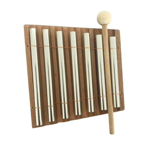 Decodeary Tone Chime Bell Classroom Chime Educational Toys Wind Hand For Meditation Mindfulness Practice On Birthday 7 tone