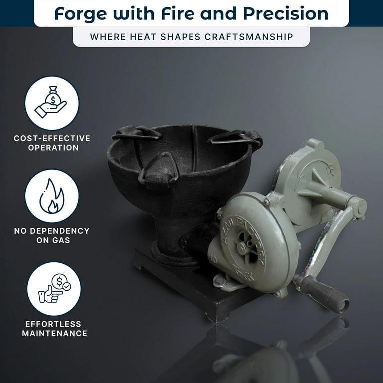 Simond Store Vintage Style Forge Furnace with Hand Blower