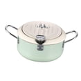 thumbnail image 4 of Rongfmy Deep Fryer Pot Multi Purpose Oil Frying Pan for Potato Squid Rings Onion Rings blue, 4 of 9