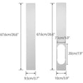 thumbnail image 2 of 3Pcs 1.9M Adjustable Sliding Window Kit Plate Air Conditioner Hood Portable Air Conditioner, 2 of 5