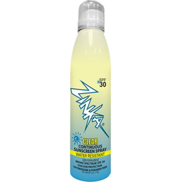 Zinka Clear SPF 30 Zinc Oxide Sunscreen SPRAY