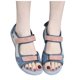 thumbnail image 2 of Bmisegm Women's Summer Fashion Open Toe Color Blocking Adjustable Elastic Sports Sandals Breathable Non Slip Outdoor Beach Sandals Womens Sandals Summer Grey 7, 2 of 6