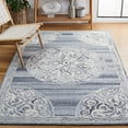 thumbnail image 2 of SAFAVIEH Metro Lavern Medallion Area Rug, Grey/Ivory, 8' x 10', 2 of 8