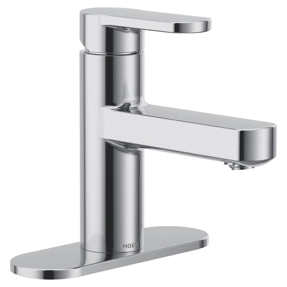 Grifo para lavabo de baño Moen Laris, cromado, monomando 84014