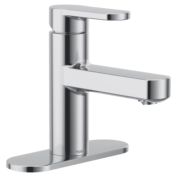 Grifo para lavabo de baño Moen Laris, cromado, monomando 84014